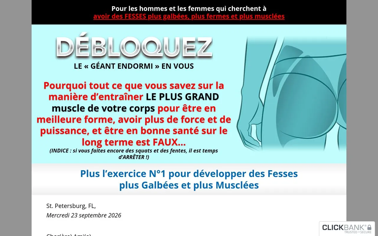 Débloquez Vos Fessiers (Unlock Your Glutes, FR)