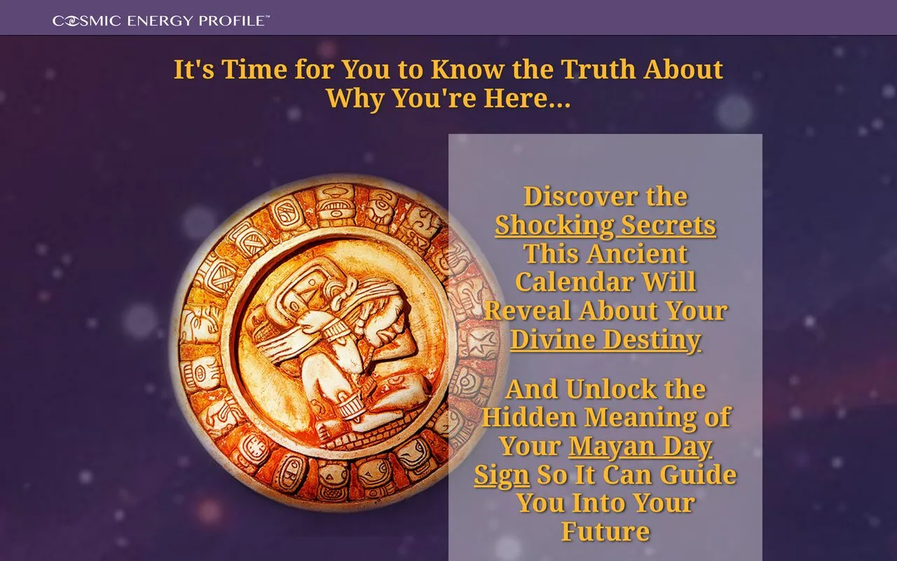 Cosmic Energy Profile