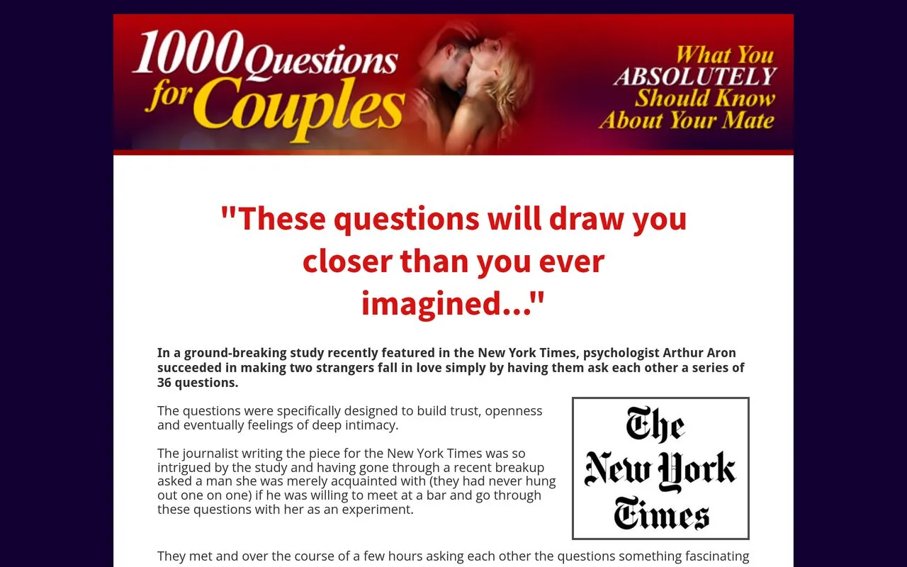 1000 Questions for Couples