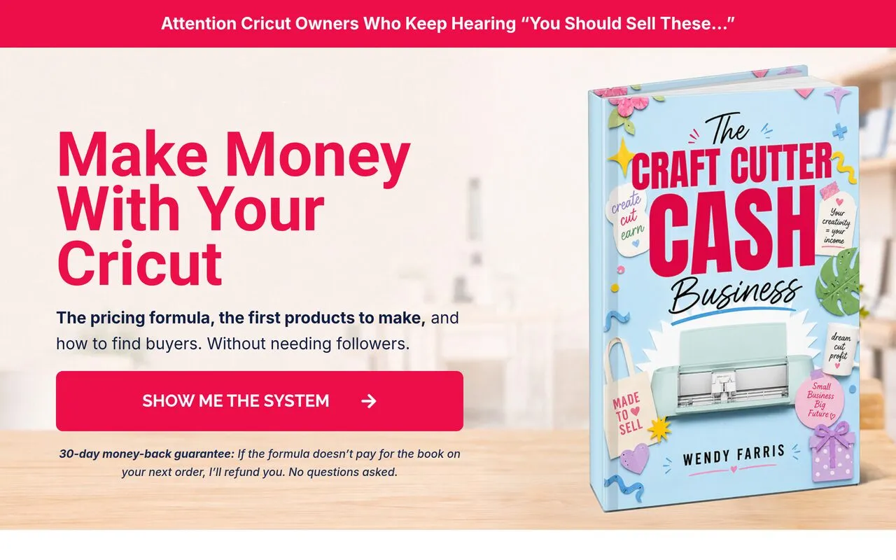 The Craft Cutter Cash Business