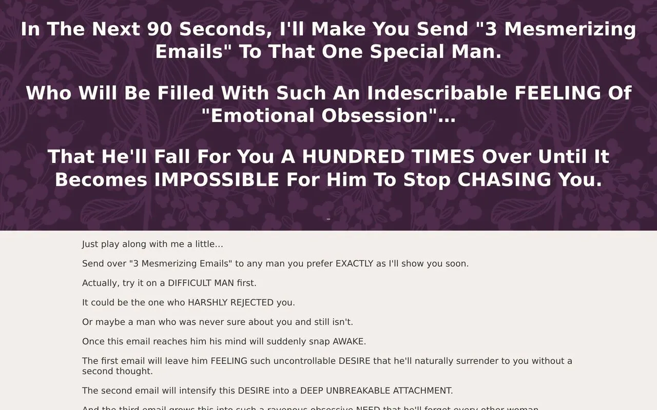 Messages of Obsession
