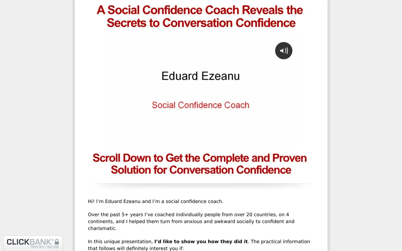 Conversation Confidence
