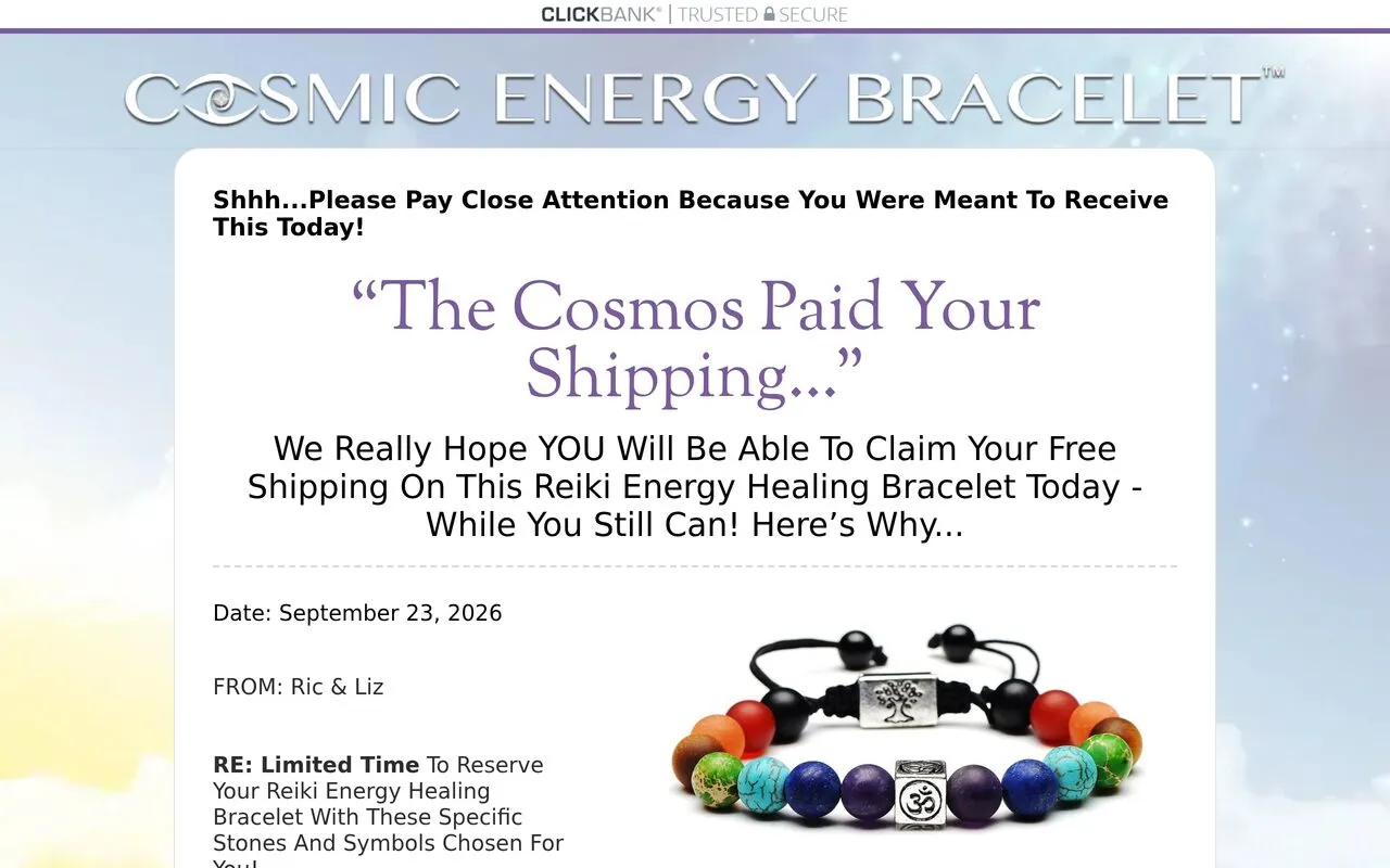 Reiki Energy Healing Bracelet