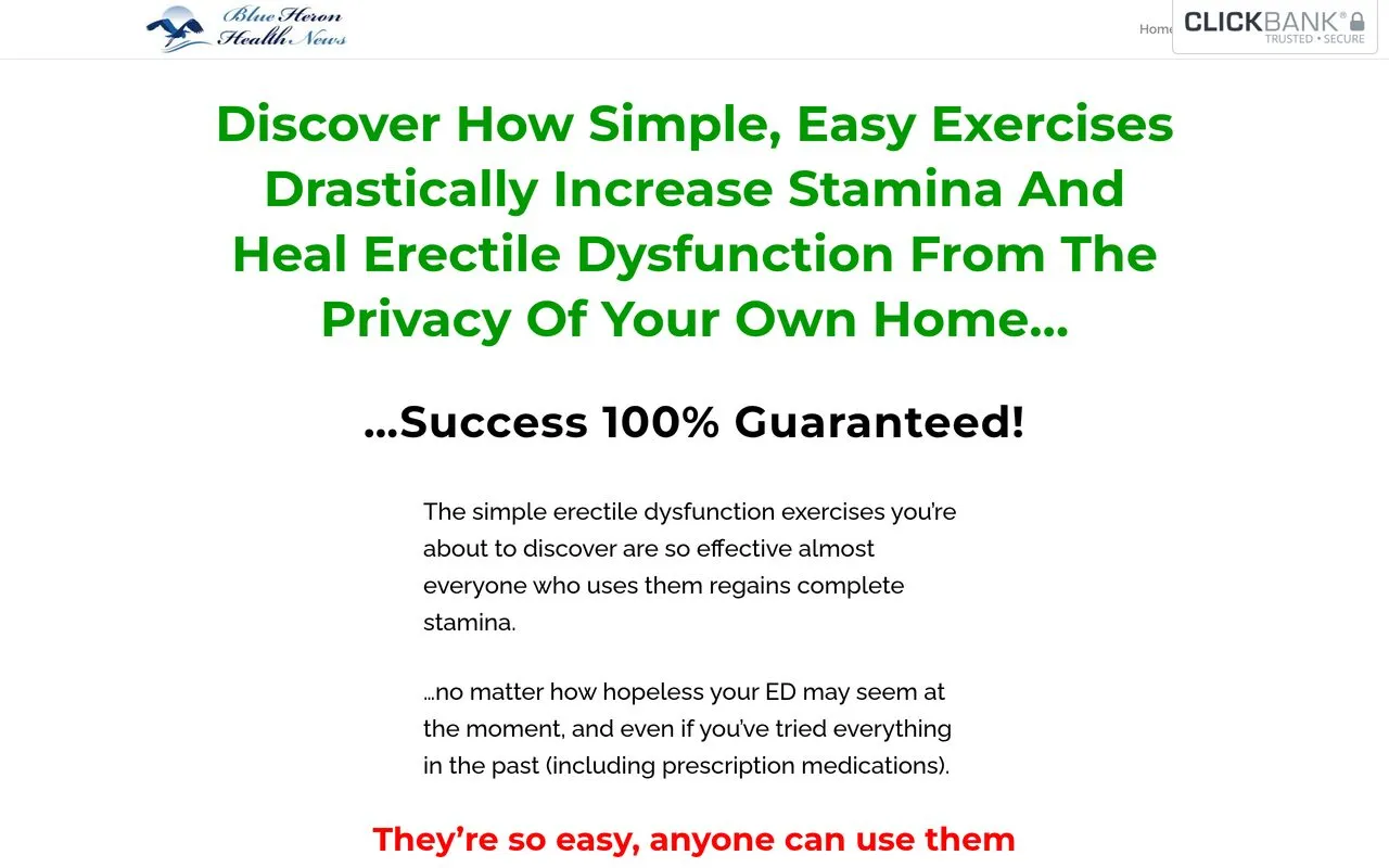 The Erectile Master (Blue Heron Health News)
