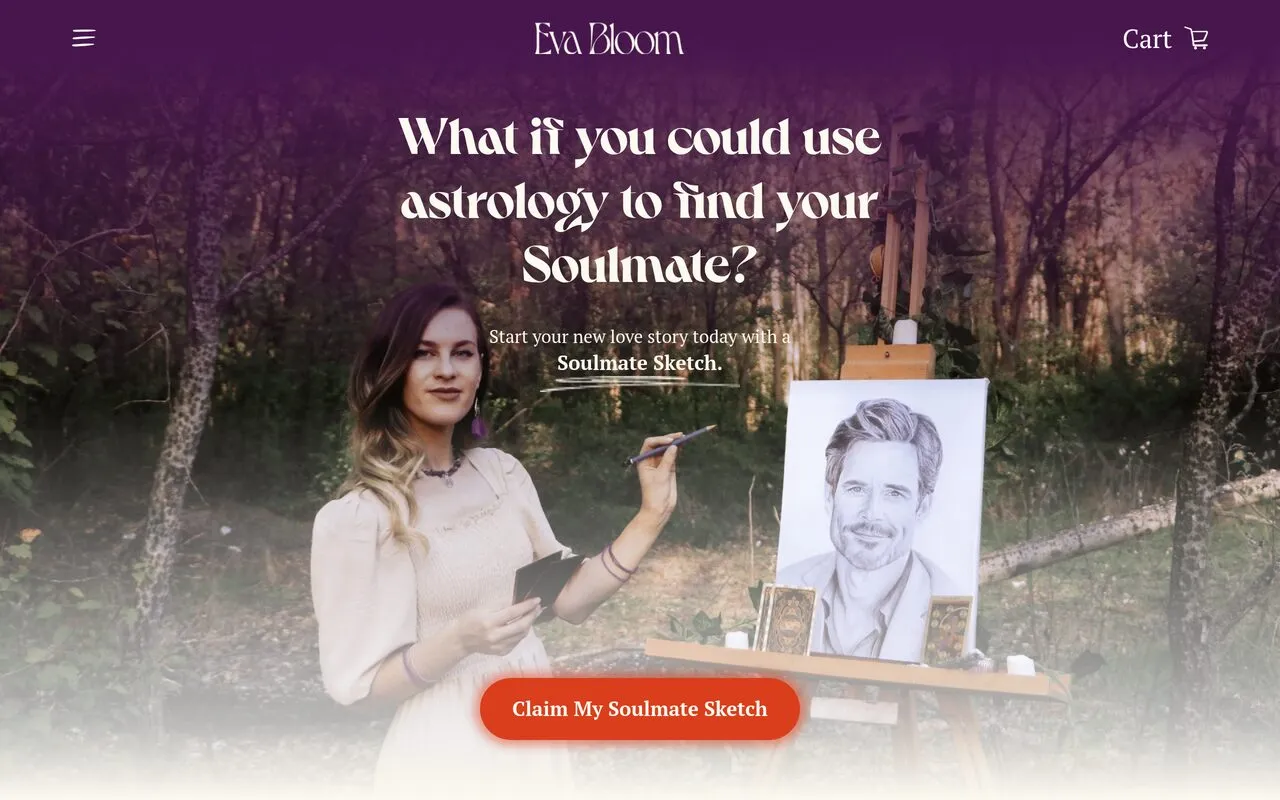Soulmate Sketch by Eva Bloom