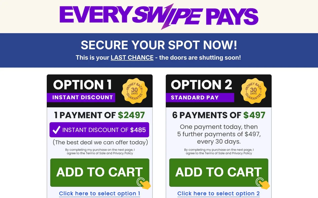 Every Swipe Pays