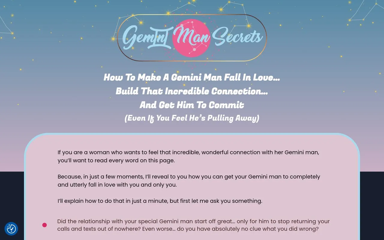 Gemini Man Secrets by Anna Kovach