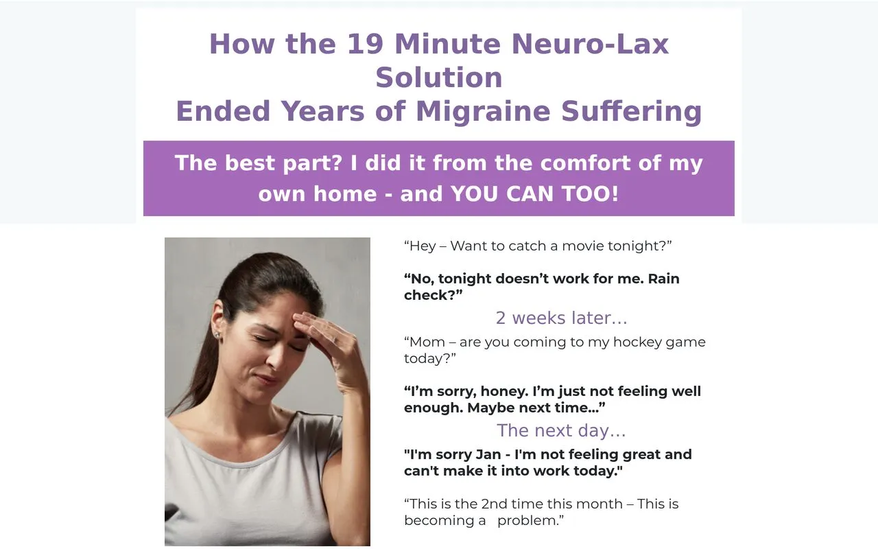 The 19 Minute Neuro-Lax Solution