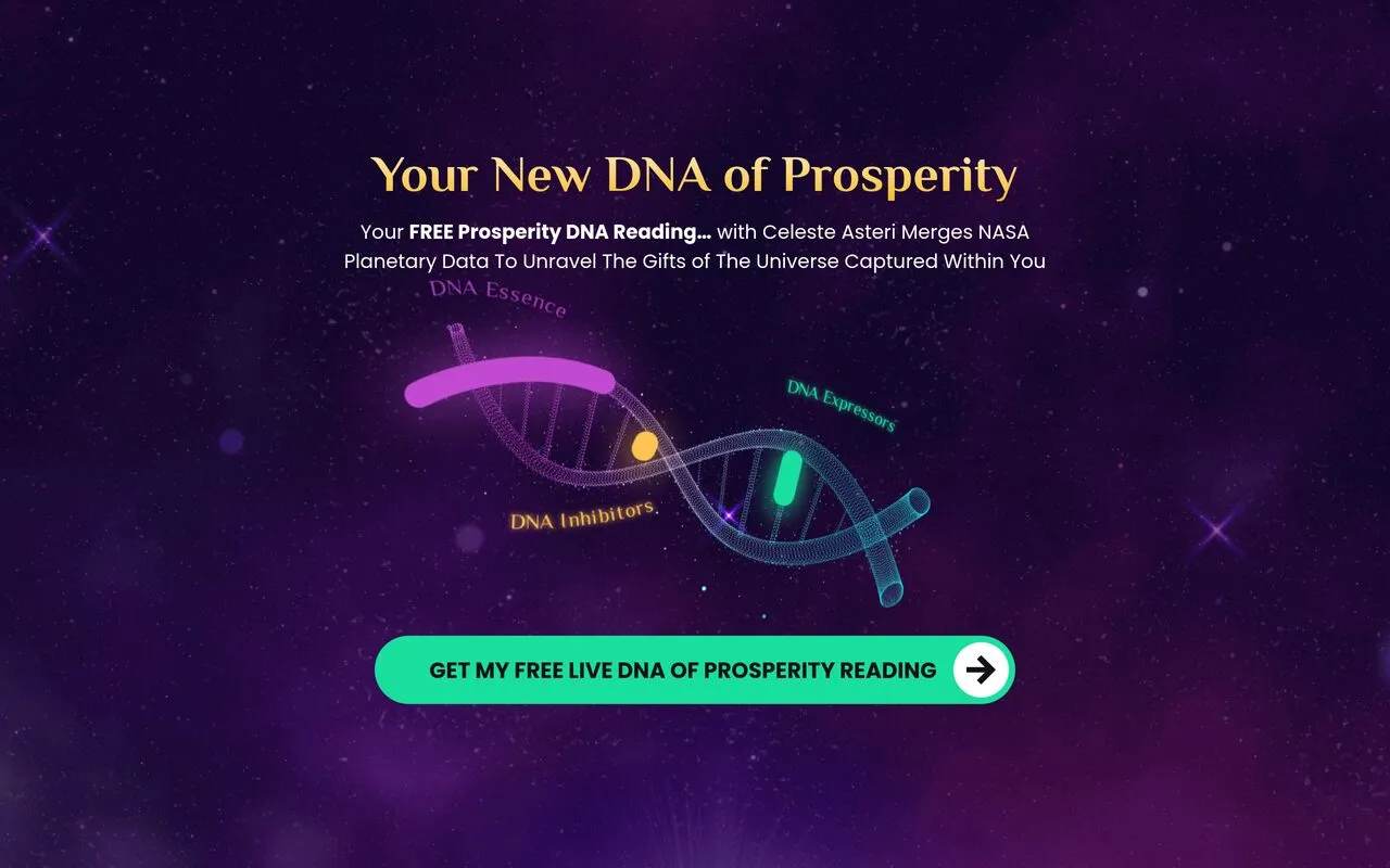 Celeste Asteri's DNA of Prosperity Reading