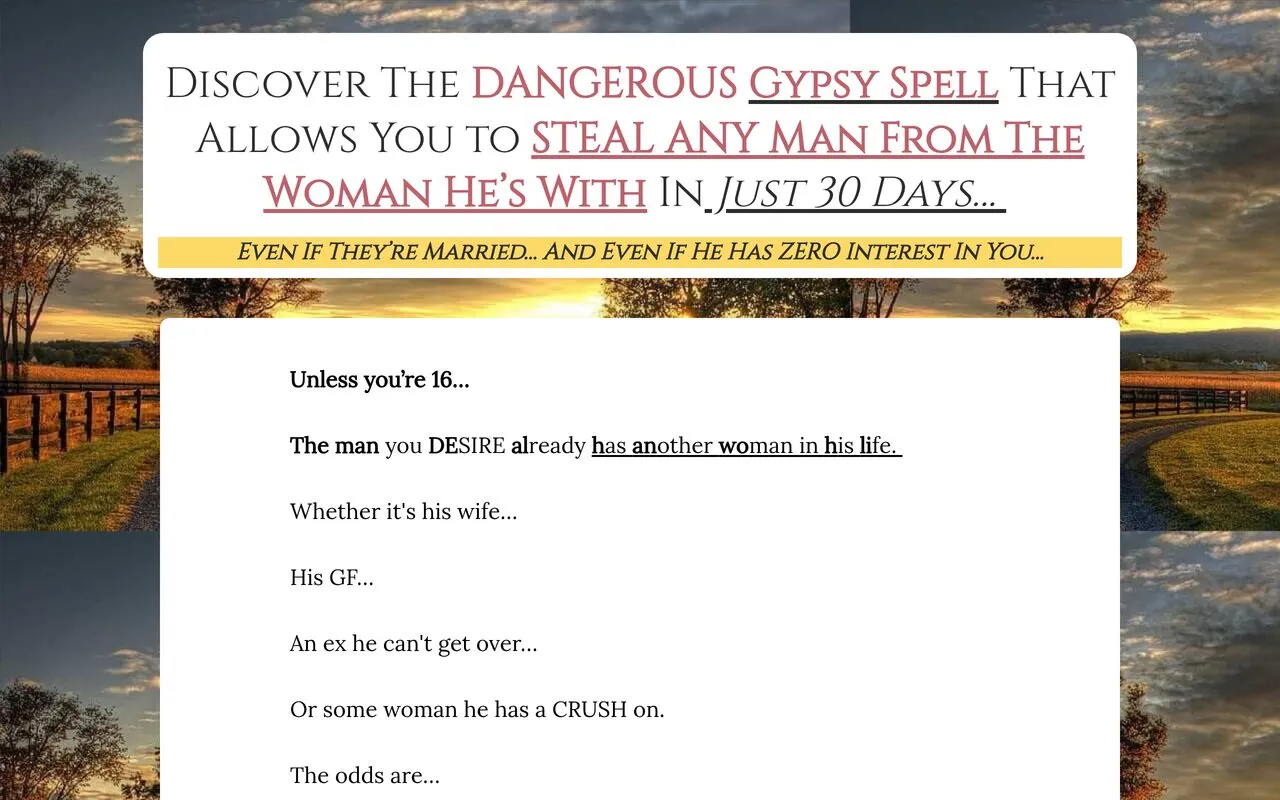 Gypsy Love Spell