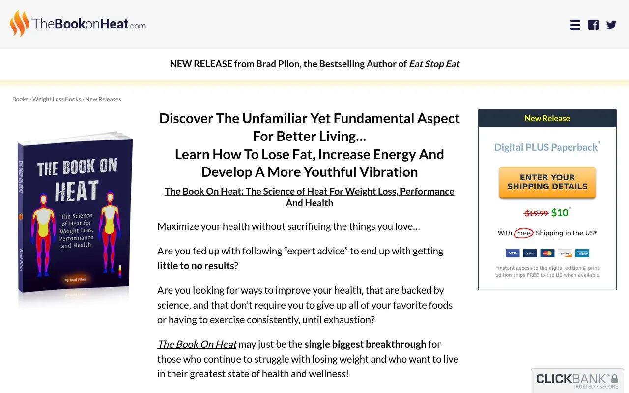 The Book on Heat by Brad Pilon