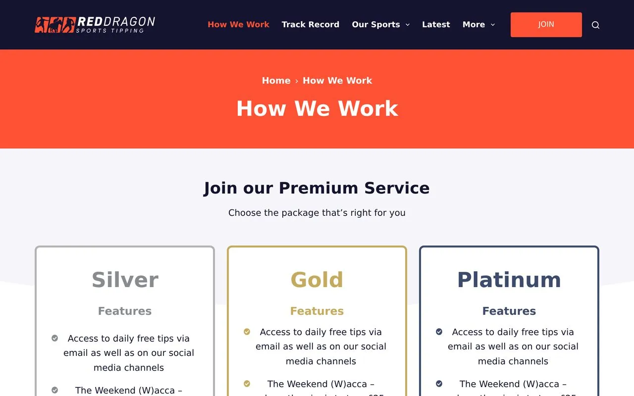 Red Dragon Sports Tipping