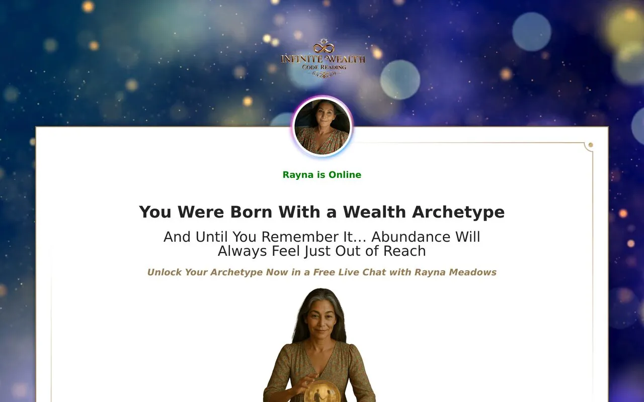 Infinite Wealth Code Reading with Rayna Meadows