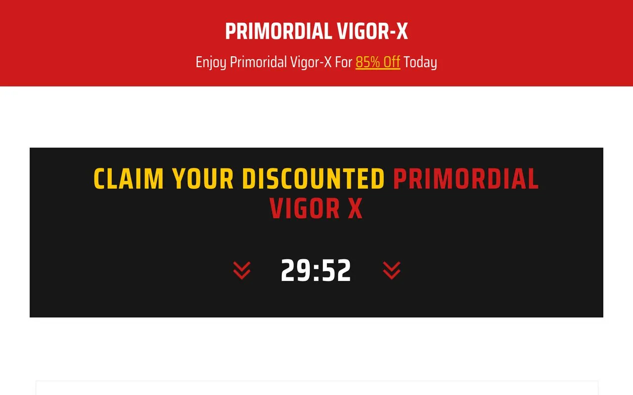 Primordial Vigor X