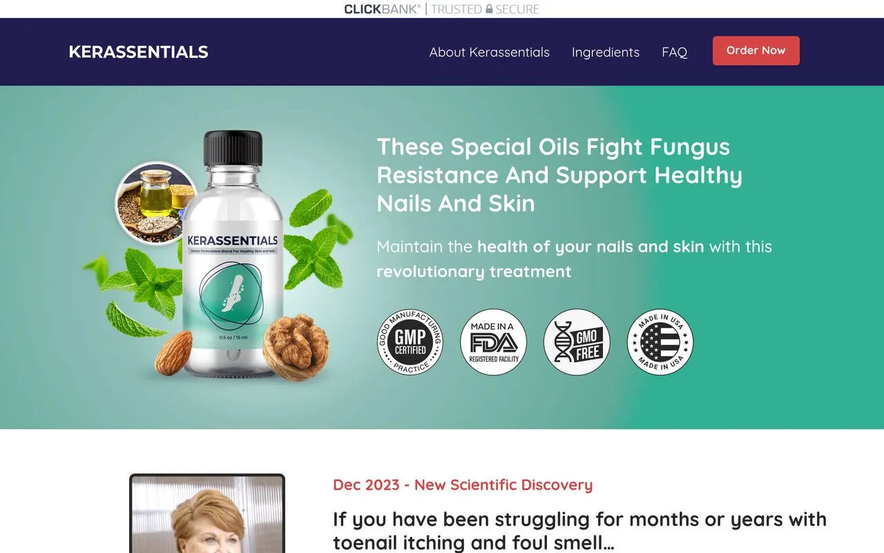 Kerassentials Nail and Skin Oil