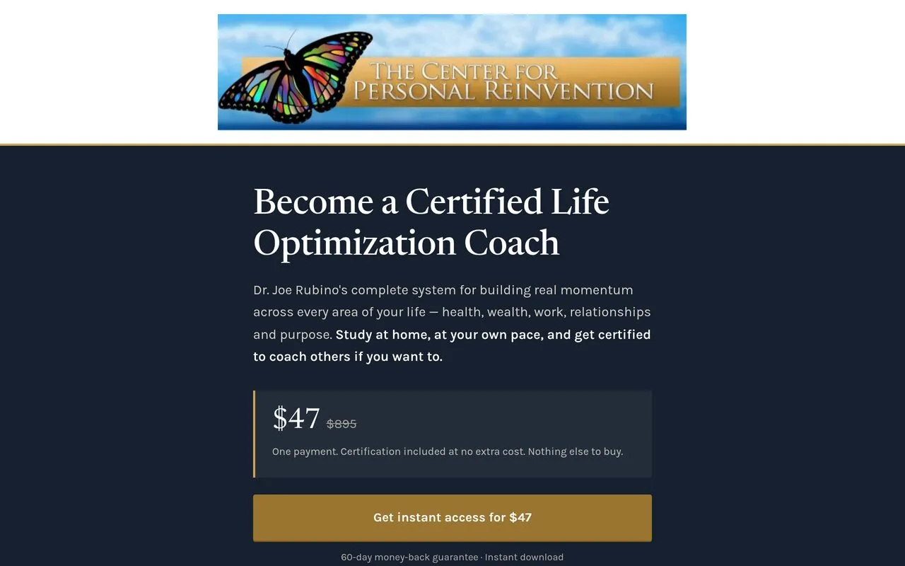 Certified Life Optimization Coach Program