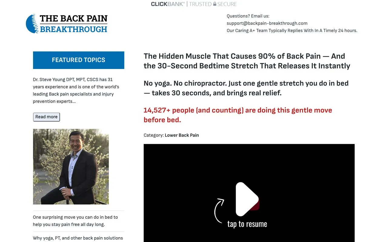 The Back Pain Breakthrough