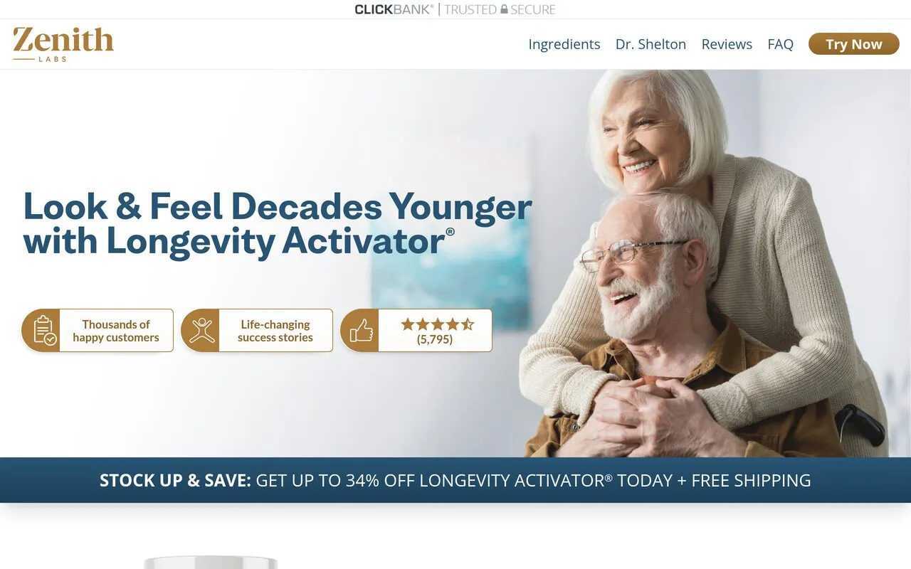Longevity Activator (Zenith Labs)