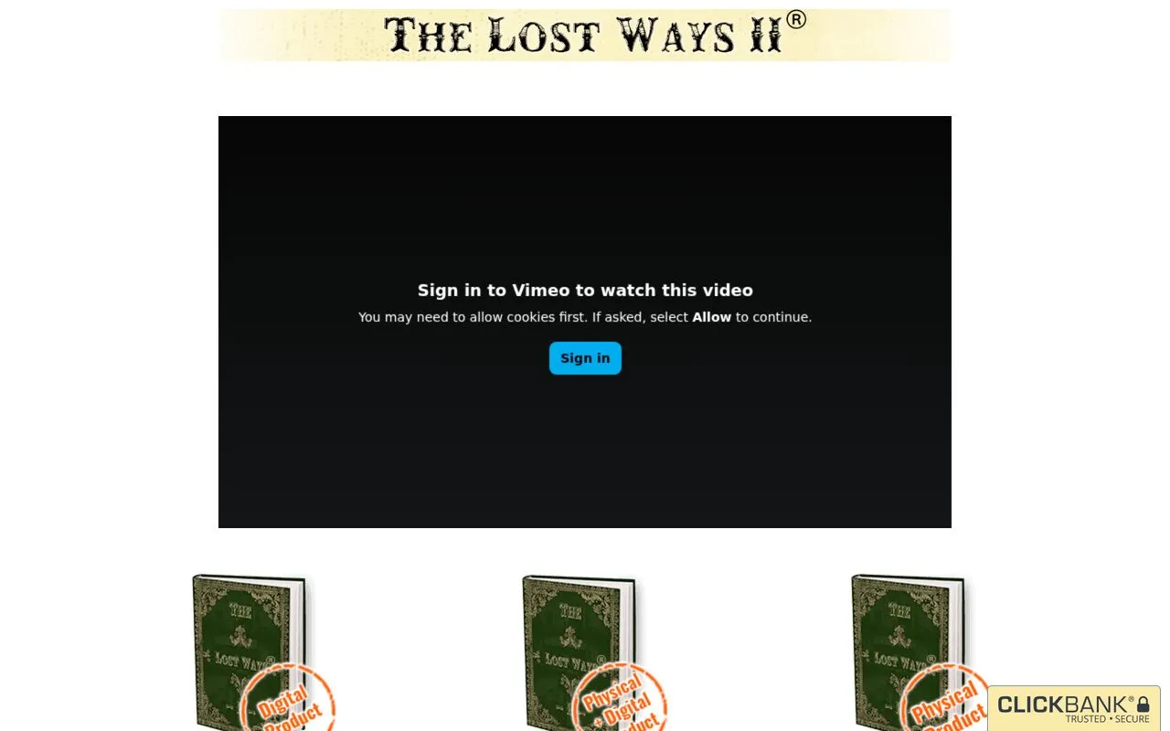 The Lost Ways 2