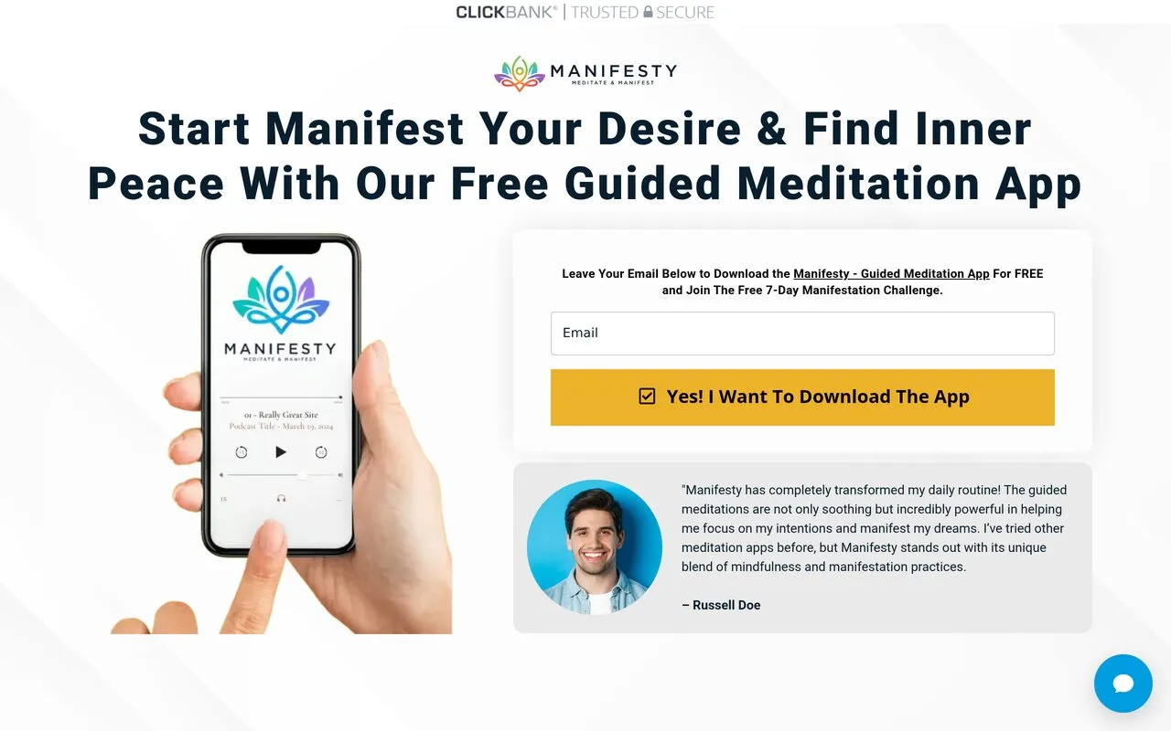 Manifesty Guided Meditation App