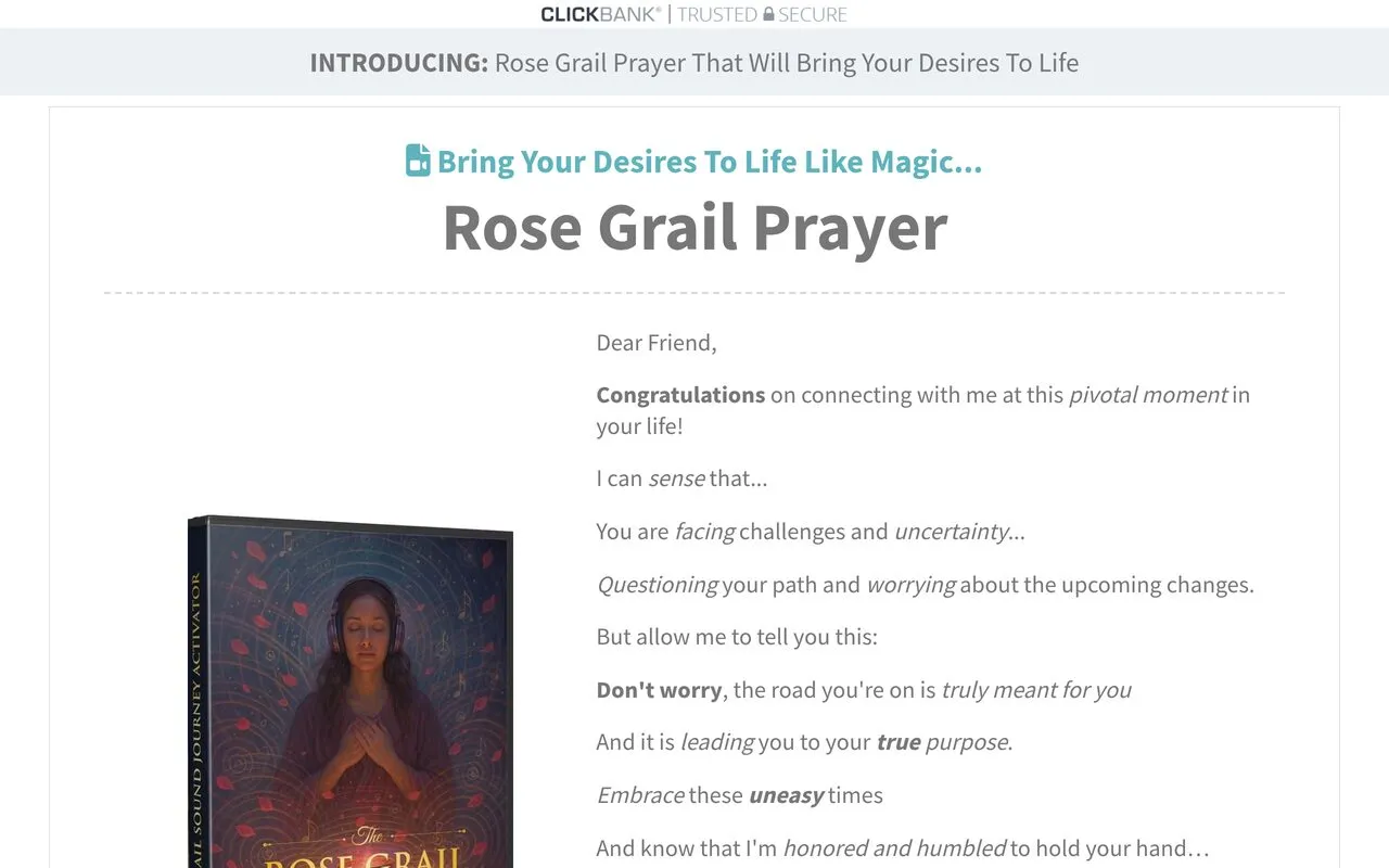 Rose Grail Prayer