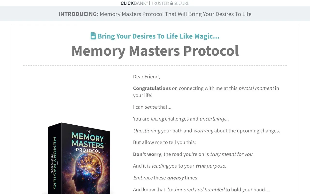 Memory Masters Protocol
