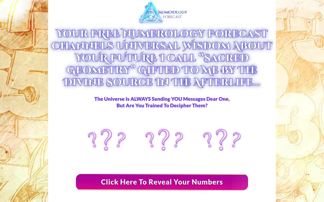 Number Reading Numerology Forecast