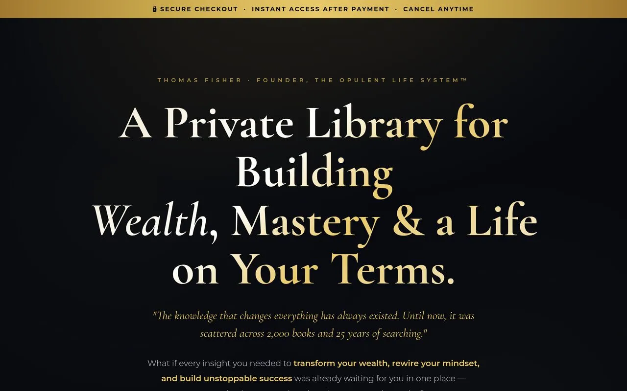 The Opulent Library