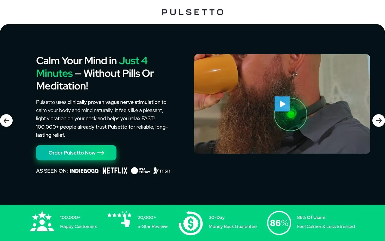 Pulsetto Vagus Nerve Stimulator