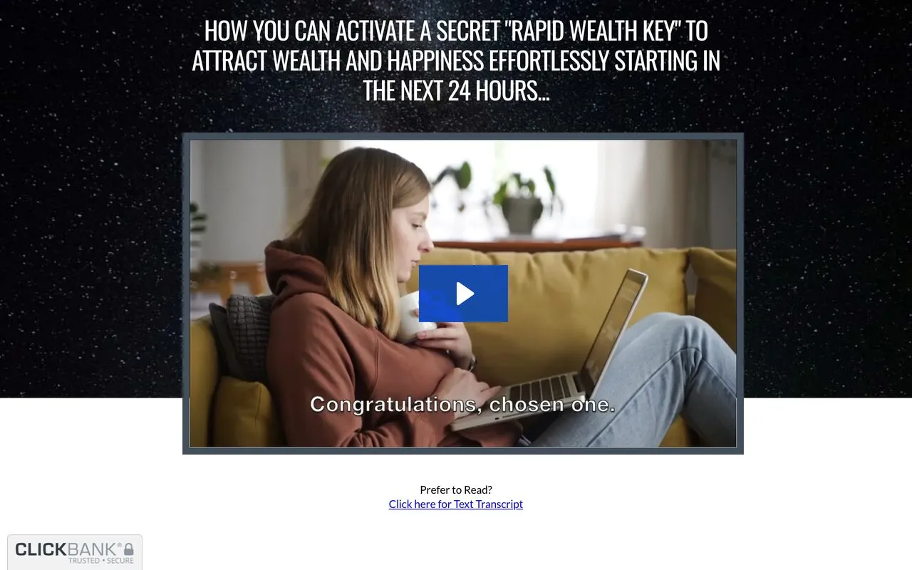 Rapid Wealth Key