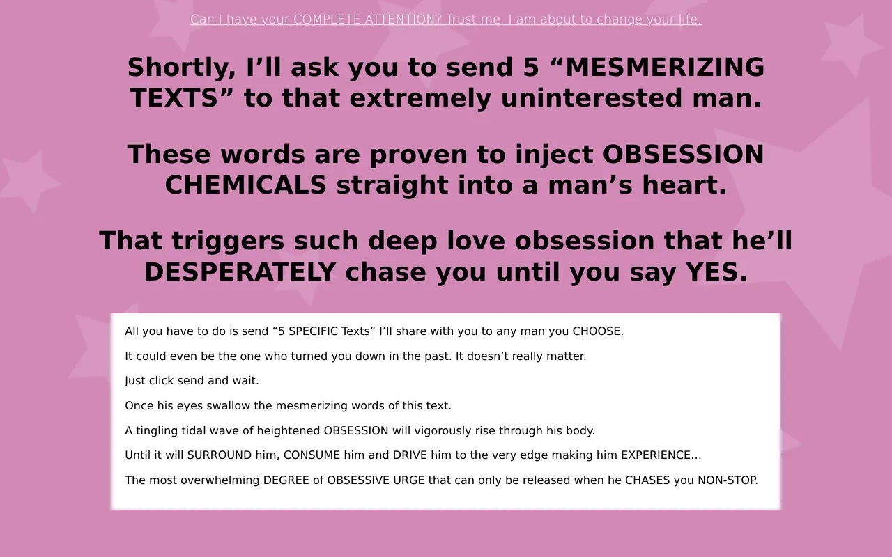 Mesmerizing Messages