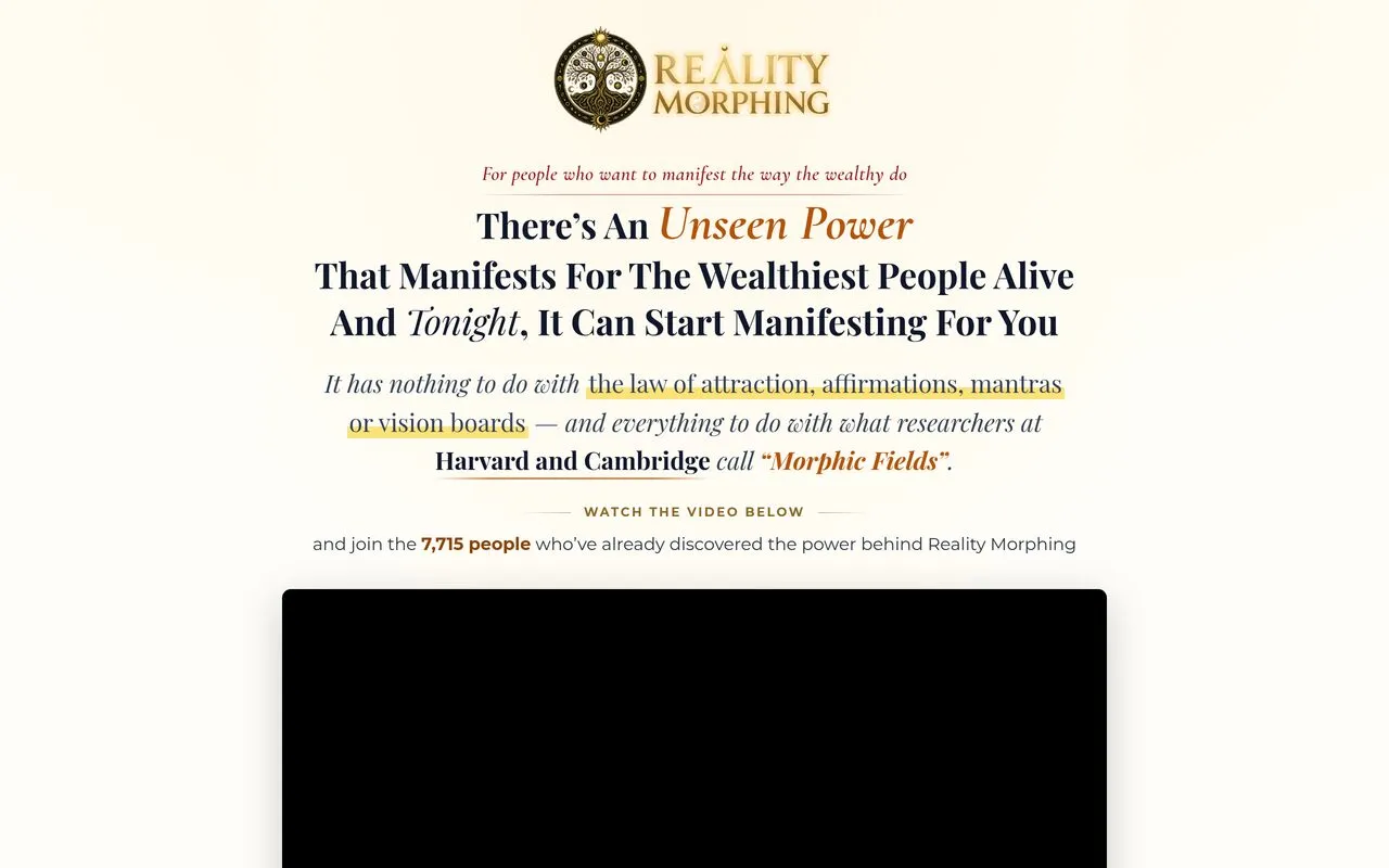 Reality Morphing