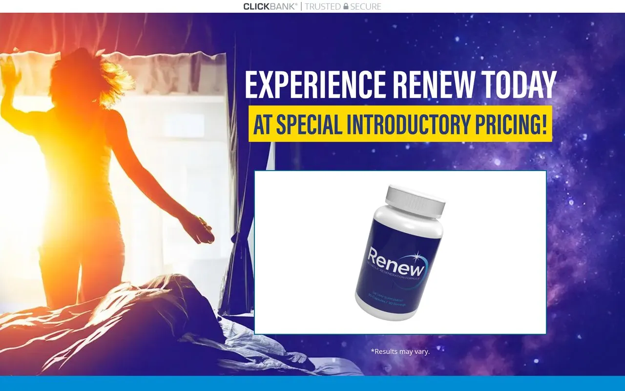 Renew (deep sleep and metabolism supplement)