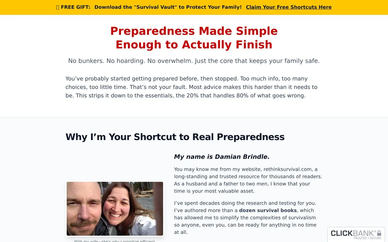 The 5-Minute Survival Blueprint