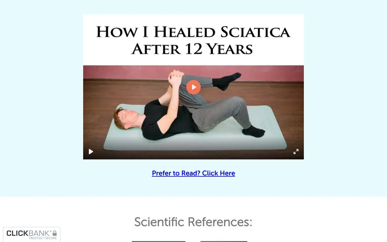 Sciatica Recovery System