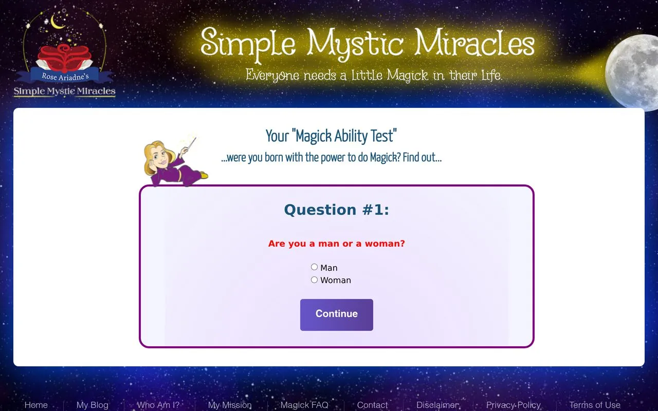 Magick Ability Test, Simple Mystic Miracles