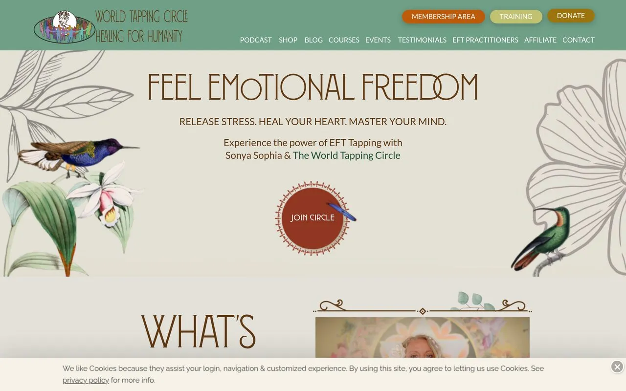 World Tapping Circle (EFT with Sonya Sophia)