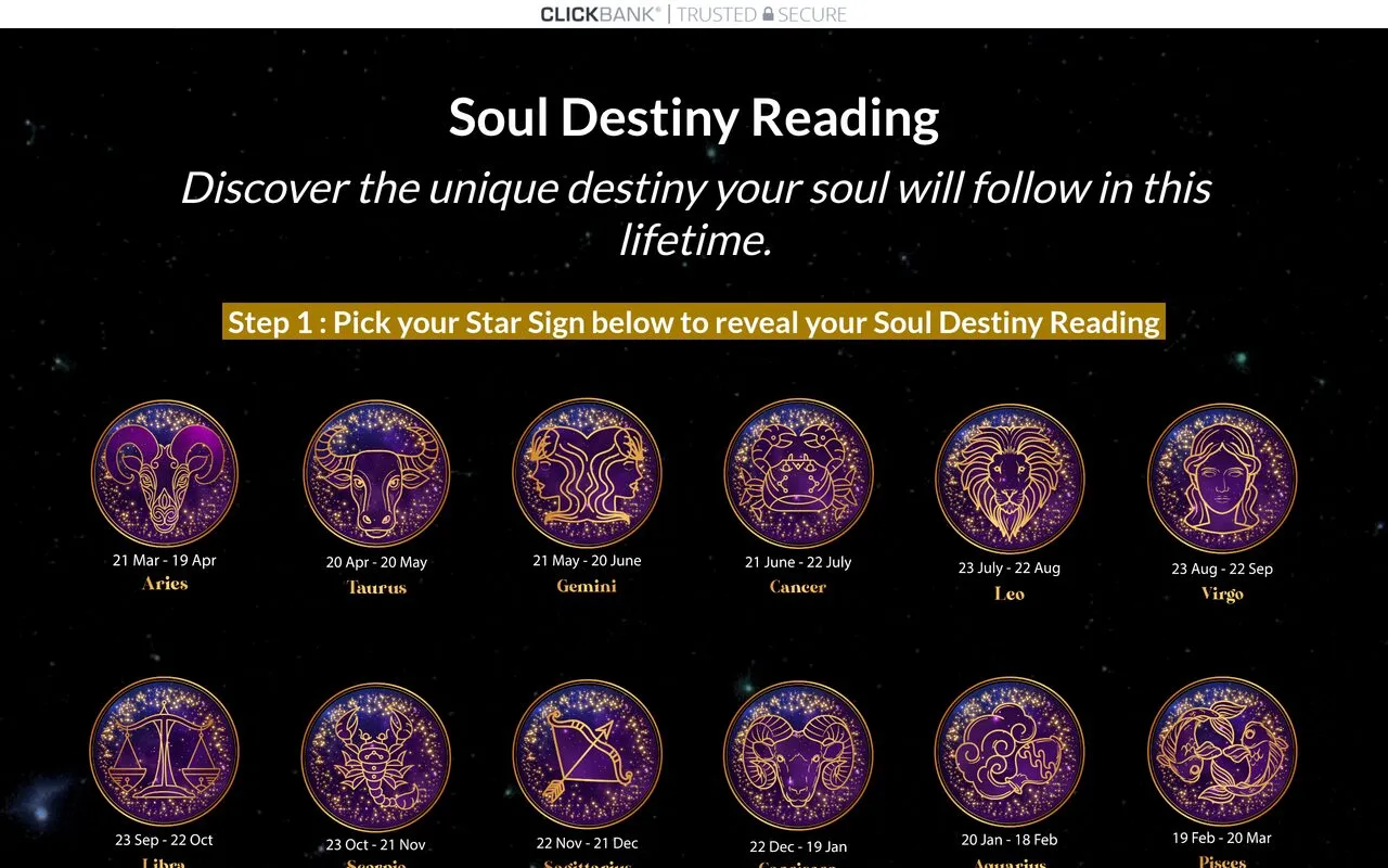 Soul Destiny Reading