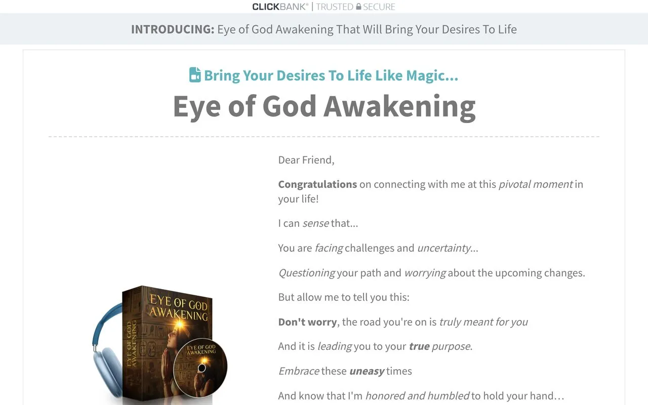 Eye of God Awakening