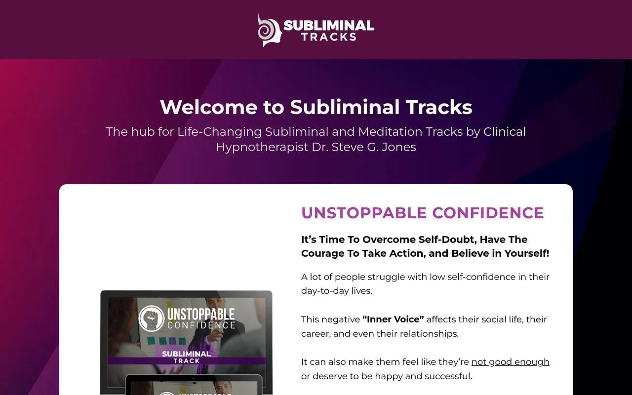 Subliminal Tracks by Dr. Steve G. Jones