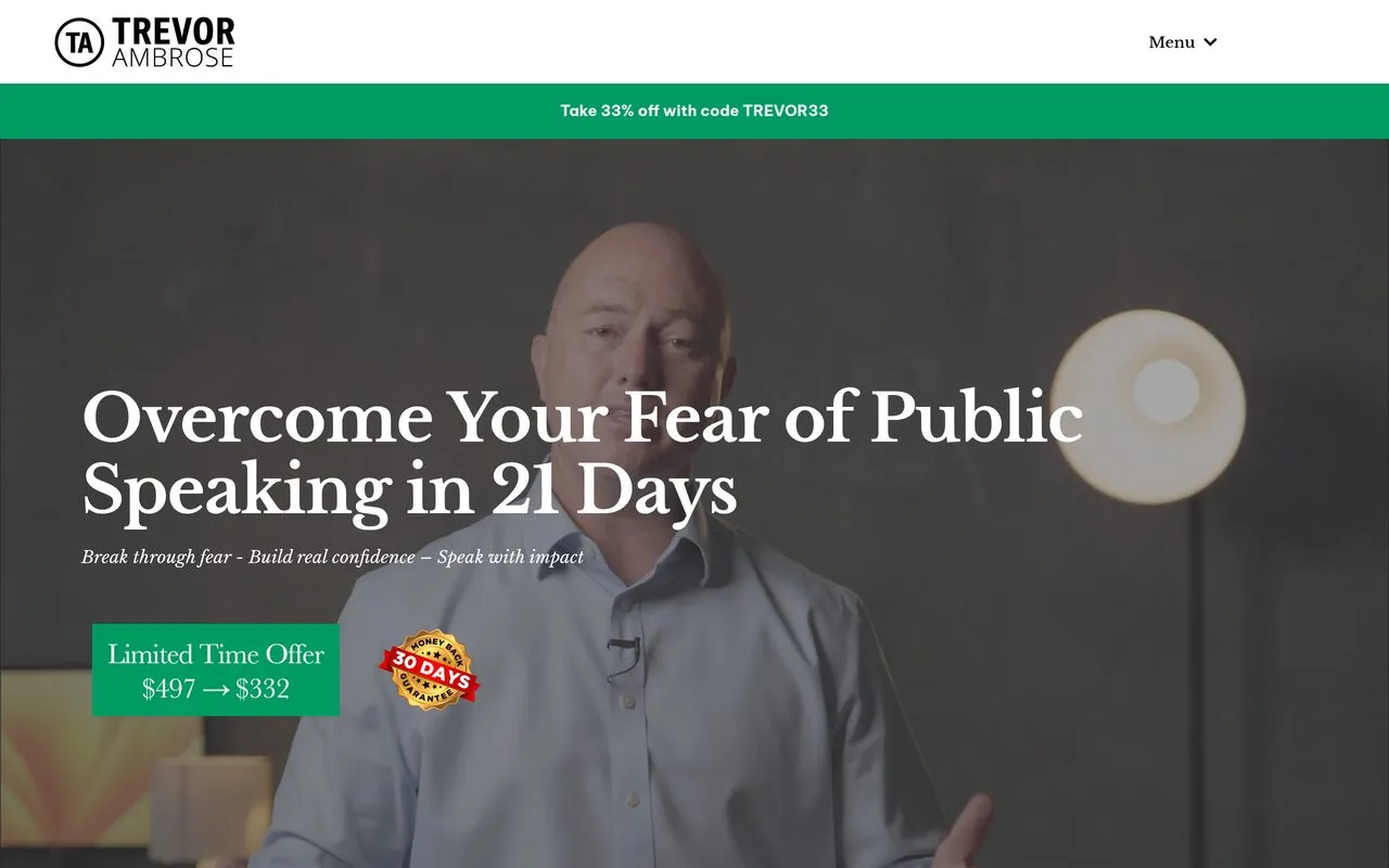 Overcome Your Fear of Public Speaking in 21 Days
