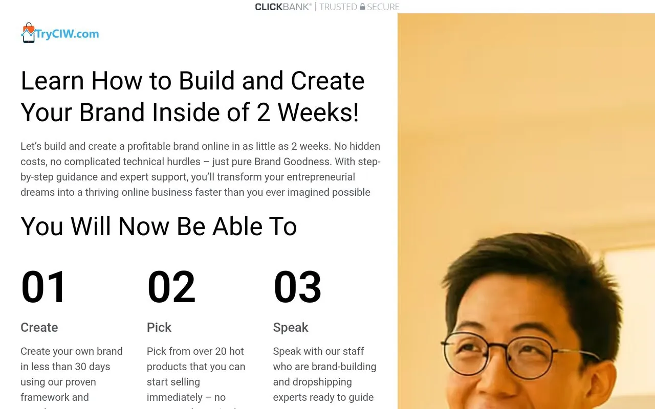 TryCIW.com Brand and Store Building Program