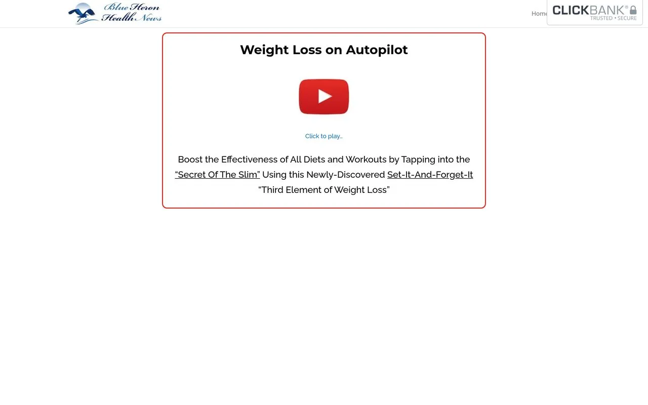 Weight Loss Breeze (Blue Heron Health News)