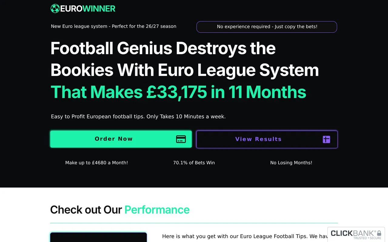 Euro Winner Football Tips