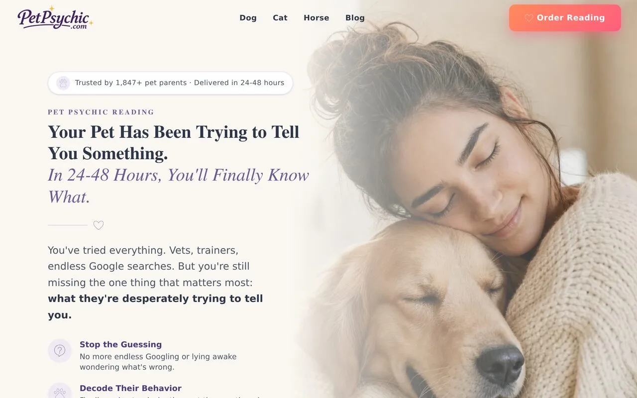 Pet Communication Reading