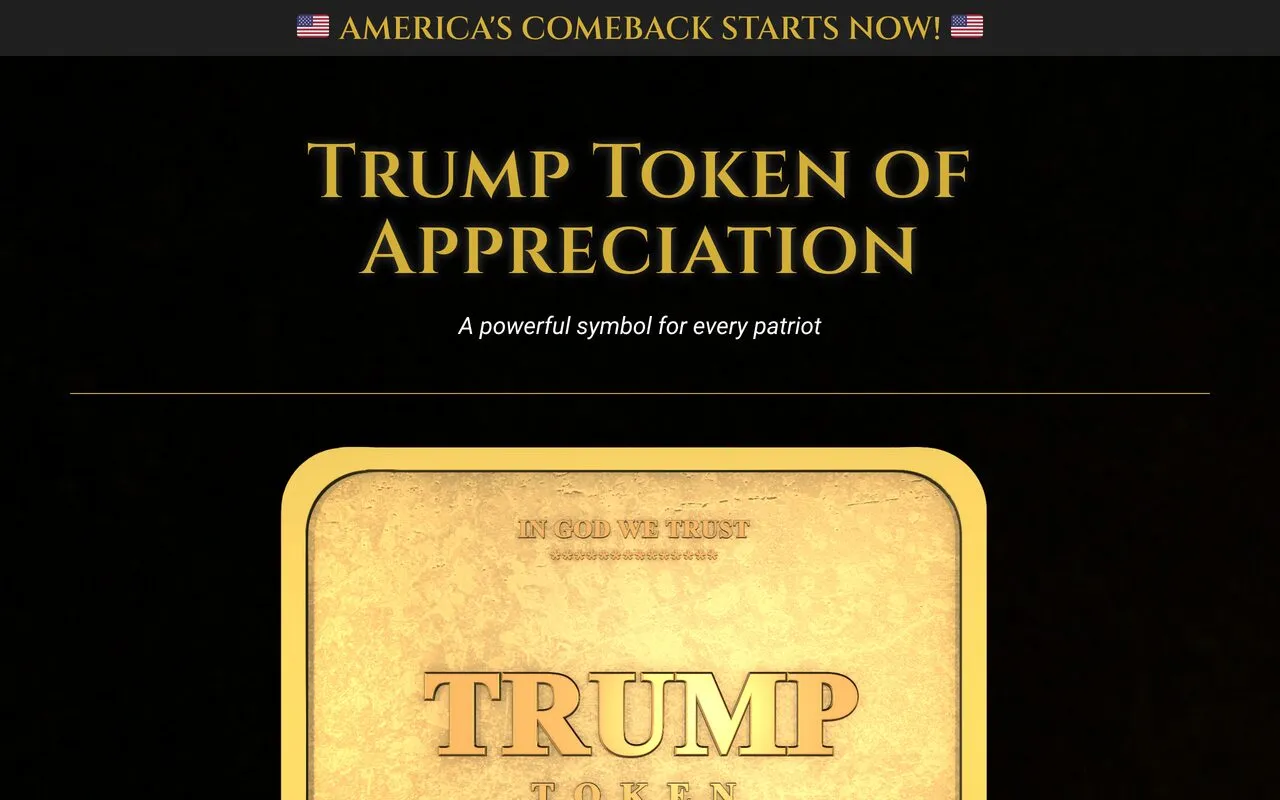 The Trump Token of Appreciation